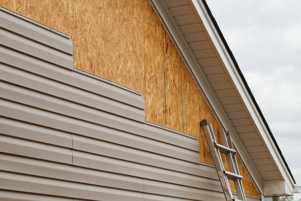 Professional Siding Repair technician working in Medford, MA